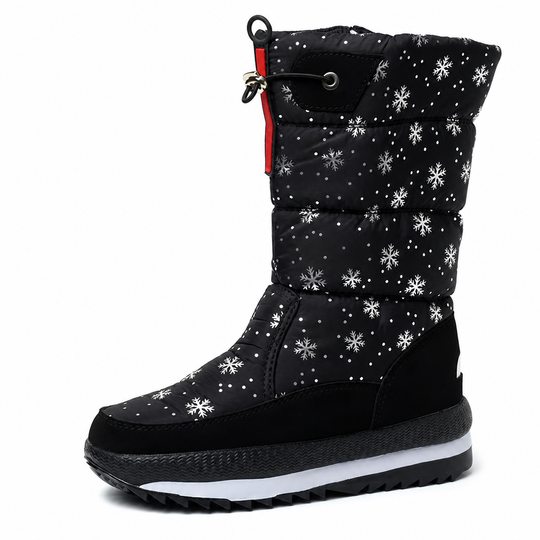 💕BUY 2 Free Shipping✈️ Women's High‑Top Winter Snow Boots, Waterproof Non‑Slip Tall Boots with Thick Plush Lining & Thick Sole for Outdoor Snowy Days👢
