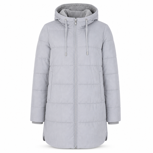 🧥Thick Cotton Warmth, Long-Line Heat❄️ Women's Hooded Padded Coat – Thick Filling & Long Drape | Fall & Winter Warmth, Slim Fit ✨