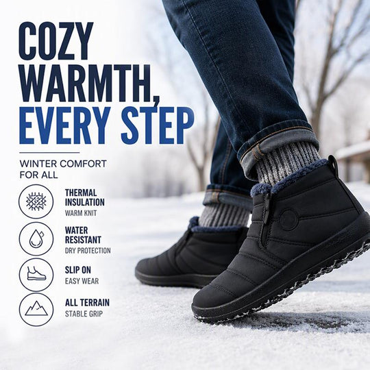 Unisex Winter Warm Non-Slip Waterproof Shoes