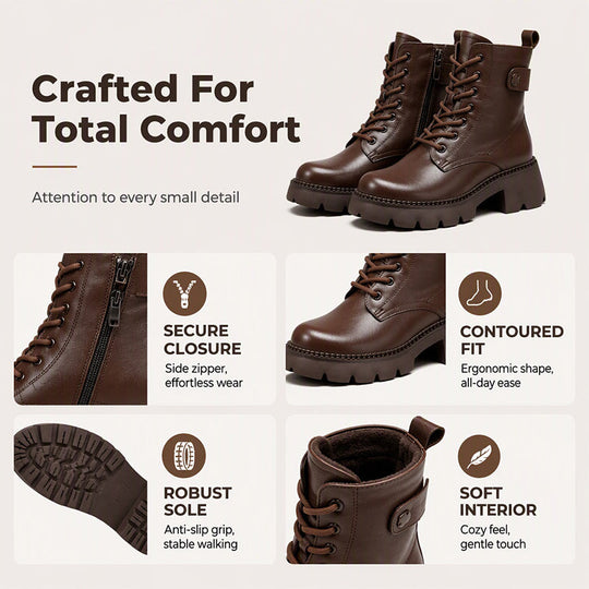 Women's Retro Platform Boots