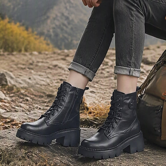 Women's Retro Platform Boots