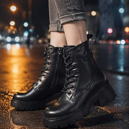 Women's Retro Platform Boots