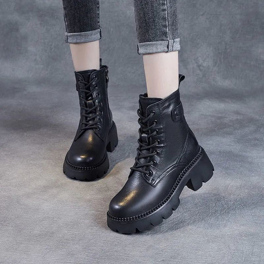 Women's Retro Platform Boots