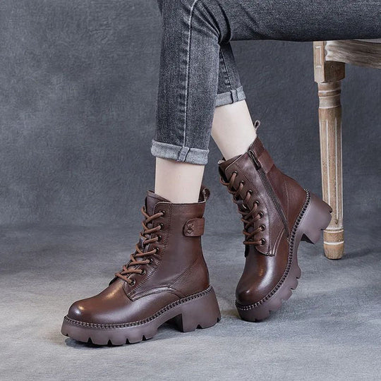 Women's Retro Platform Boots