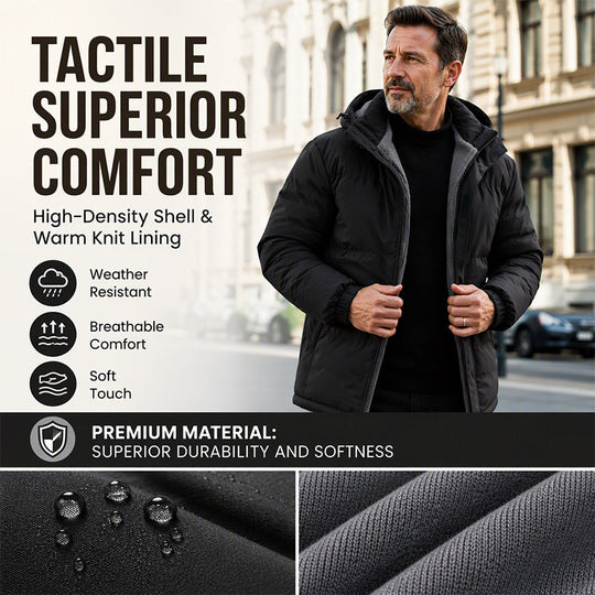 ⚡Free Shipping⚡Men's Winter Thermal Windproof Hooded Jacket