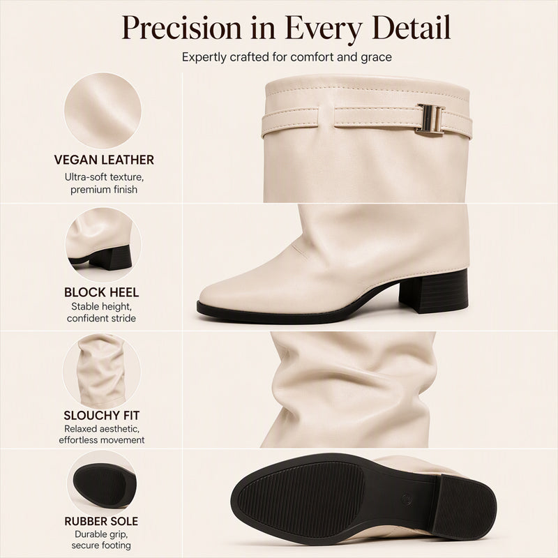 Women's Chic Slouchy Knee High Boots