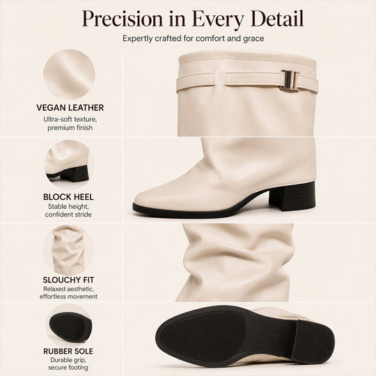 Women's Chic Slouchy Knee High Boots