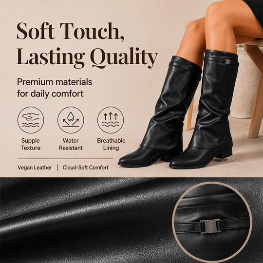 Women's Chic Slouchy Knee High Boots