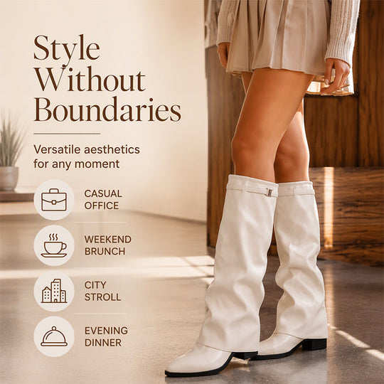 Women's Chic Slouchy Knee High Boots