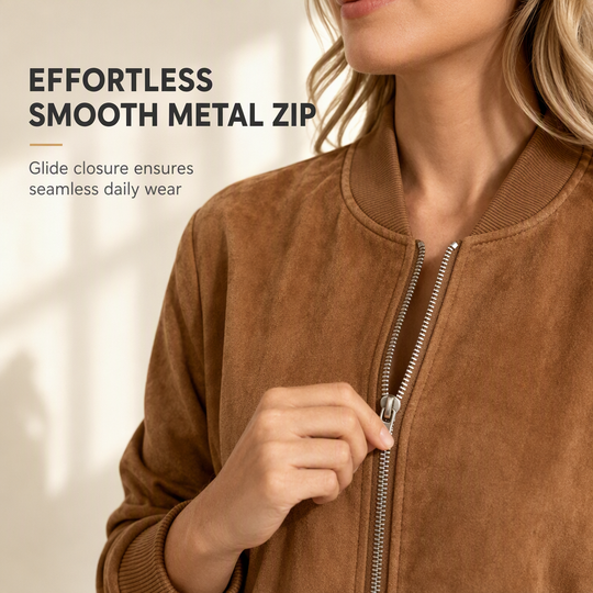Women's Casual Zip Up Outerwear