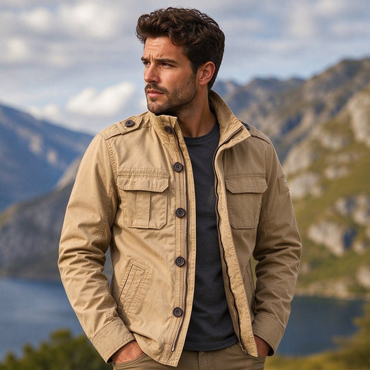 ⚡Free Shipping🔥Men's Military Stand Collar Camouflage Jacket