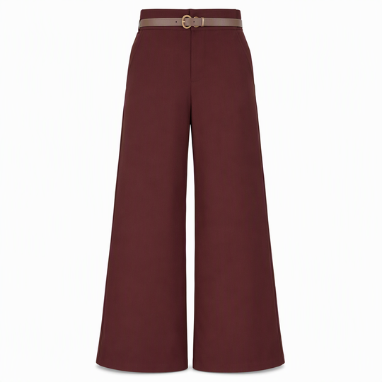 Women's Casual Wide Leg Suit Pants Autumn Winter Long Trousers