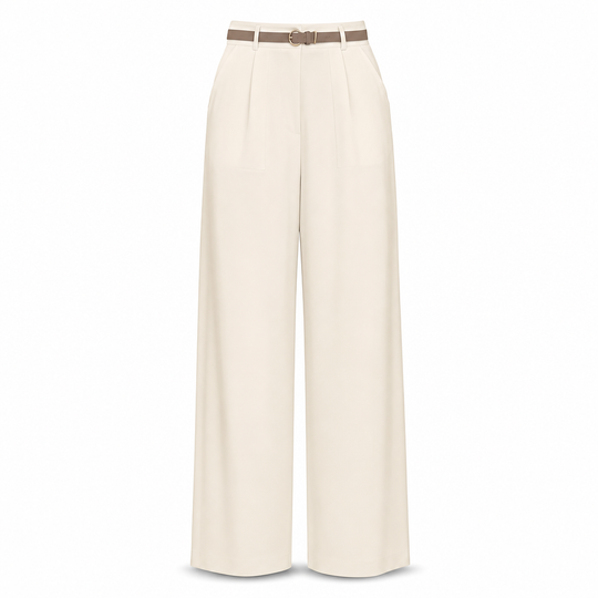 Women's Casual Wide Leg Suit Pants Autumn Winter Long Trousers