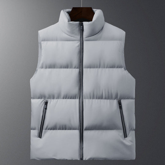 Men's Classic Stand Collar Padded Vest