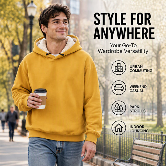 🖤Black Friday Sale:50% OFF🖤Men's Thickened Sherpa-Lined Hoodie