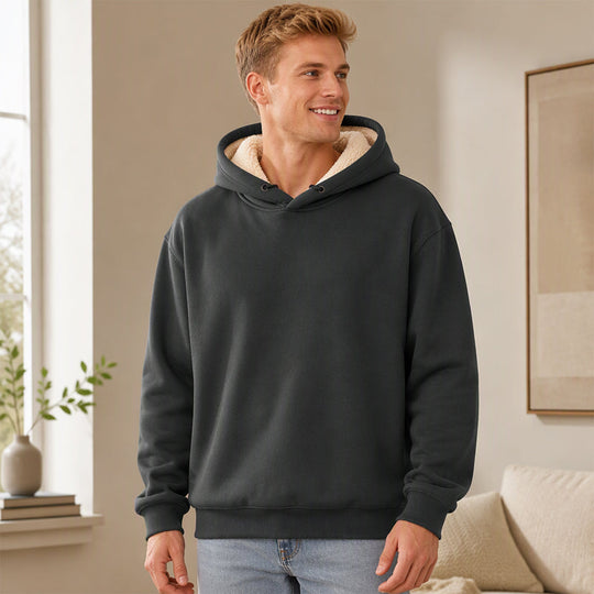 🖤Black Friday Sale:50% OFF🖤Men's Thickened Sherpa-Lined Hoodie