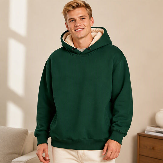 🖤Black Friday Sale:50% OFF🖤Men's Thickened Sherpa-Lined Hoodie