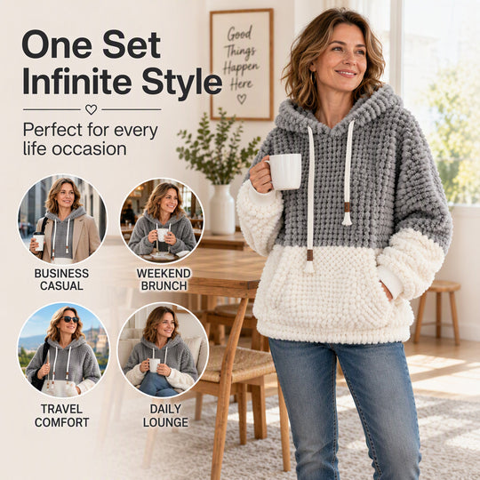 Women's Winter Cozy Thermal Hooded Sweatshirt