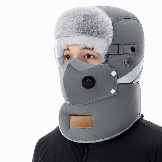 💖Black Friday Mega Deal 💖Windproof Winter Thermal Trapper Hat with Integrated Face Mask