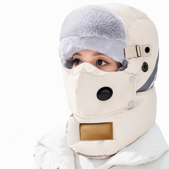 💖Black Friday Mega Deal 💖Windproof Winter Thermal Trapper Hat with Integrated Face Mask