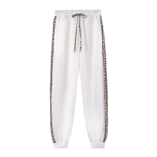 ✨Women's Leopard Print Long Sleeve Zipper Sweatshirt and Pants Set