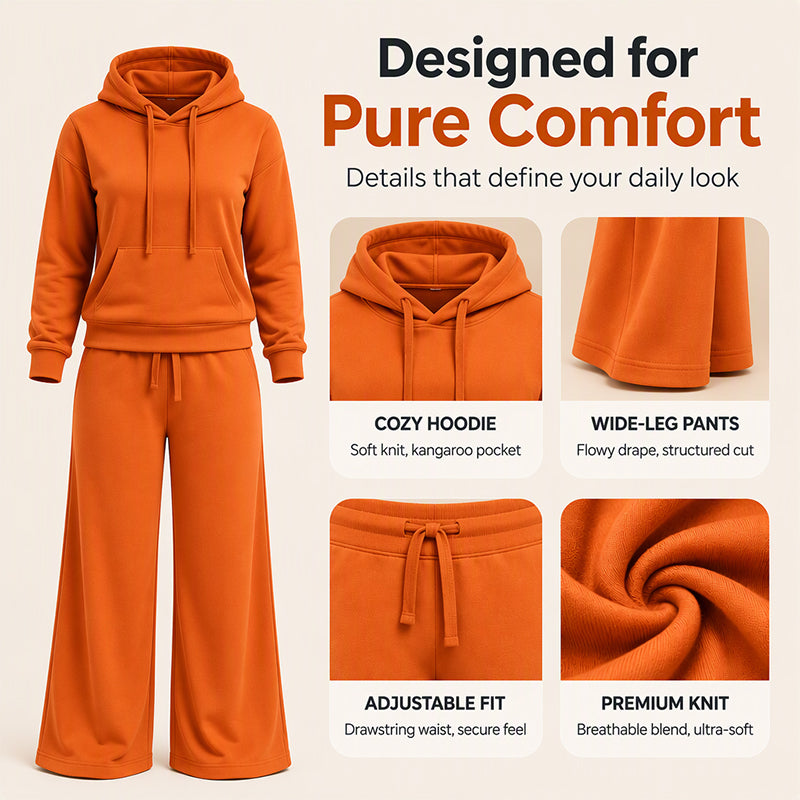 Women's Casual Loose 2-Piece Lounge Set