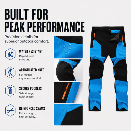 🖤Black Friday Sale:50% OFF🖤Men's Waterproof Windproof Patchwork Hiking Pants