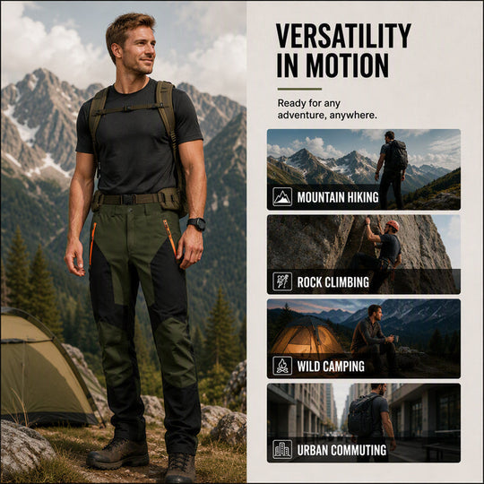 🖤Black Friday Sale:50% OFF🖤Men's Waterproof Windproof Patchwork Hiking Pants