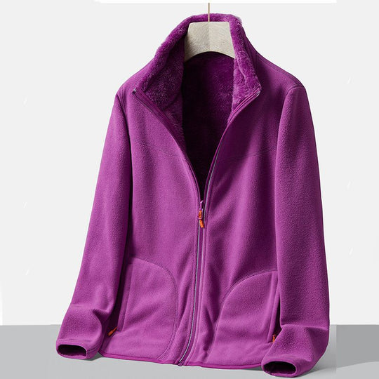 💖Black Friday Mega Deal – 50% off!💖Faux Fleece Lined Casual Versatile Warm Jacket for Women