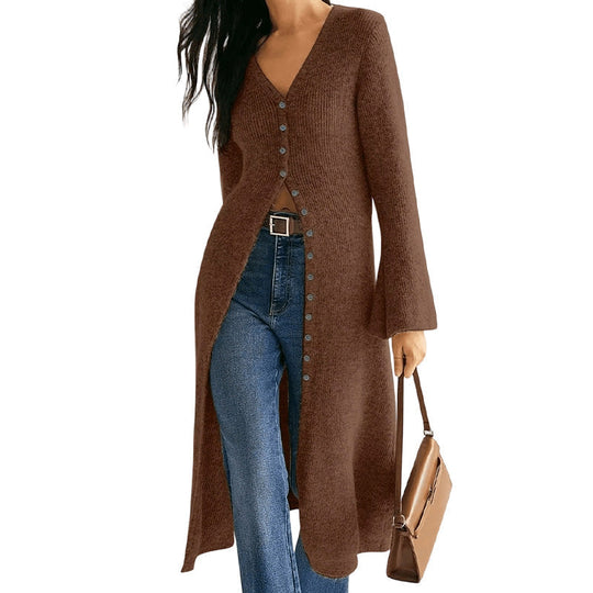 💖Black Friday Mega Deal – 50% off!💖Women's Knit Long Open Front Cardigan