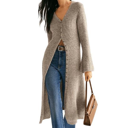 💖Black Friday Mega Deal – 50% off!💖Women's Knit Long Open Front Cardigan