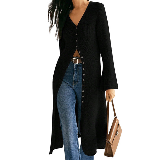 💖Black Friday Mega Deal – 50% off!💖Women's Knit Long Open Front Cardigan