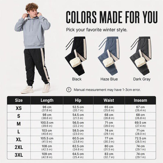 🖤Black Friday Sale:50% OFF🖤Men's Windproof Thermal Pants with Elastic Cuffs