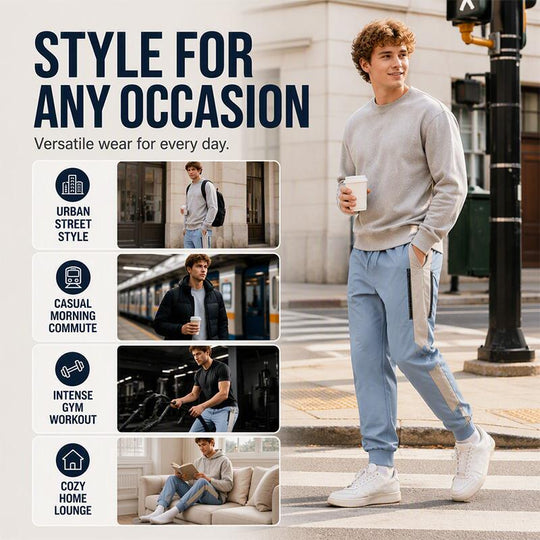 🖤Black Friday Sale:50% OFF🖤Men's Windproof Thermal Pants with Elastic Cuffs
