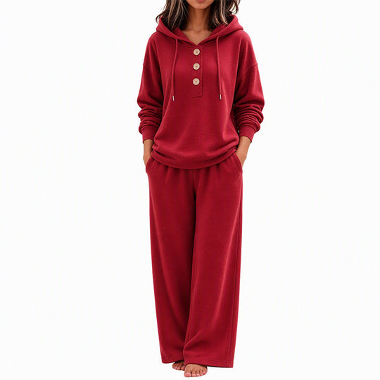 Women's Casual Hoodie and Lounge Pants Set