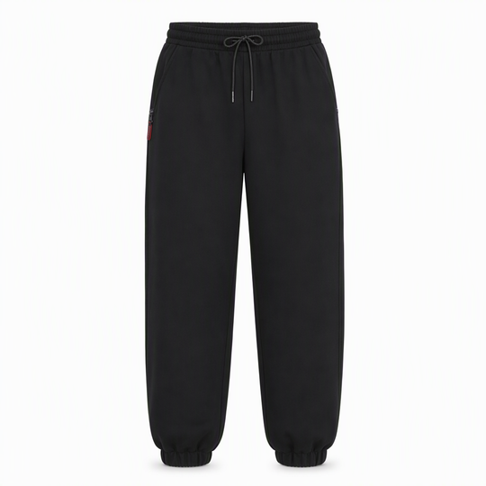 Women's Fleece Lined Winter Jogger Pants with Zipper Pockets