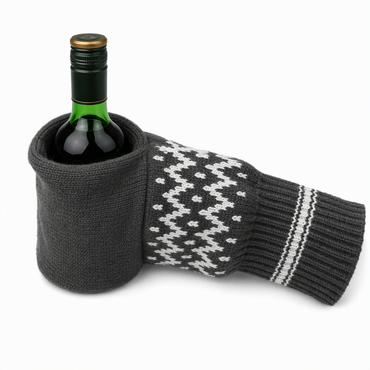 🖤Black Friday Sale:50% OFF🖤Knit Beer Mitt Drinking Glove for Holding Beer Bottles and Cans