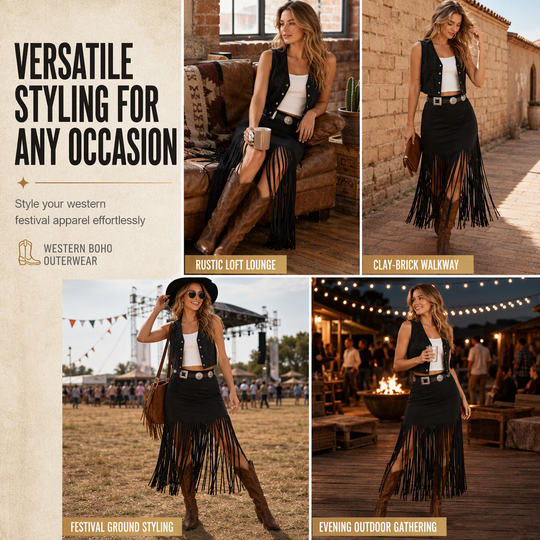 Women's Elastic Fringe Tassel Skirt Fashionable Versatile Spring and Autumn Skirt