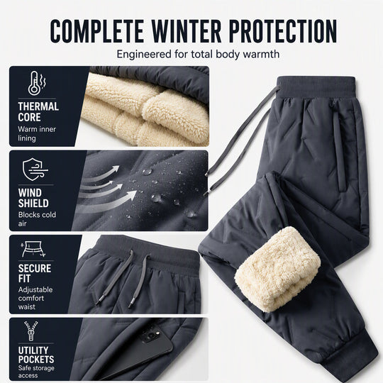 ❄️ Cozy Thermal Warmth, Unrestricted Movement | Unisex Winter Outdoor Thermal Pants
