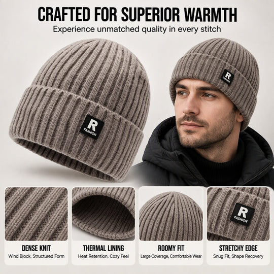 🖤Black Friday Sale🖤 🧢 Men's Slouchy Knit Warm Skull Cap