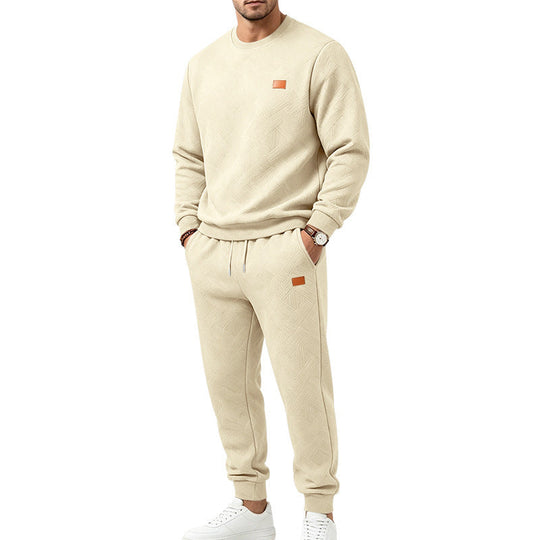 🖤Black Friday Sale:50% OFF🖤🌈 Men's Casual Textured Jacquard Sports Set