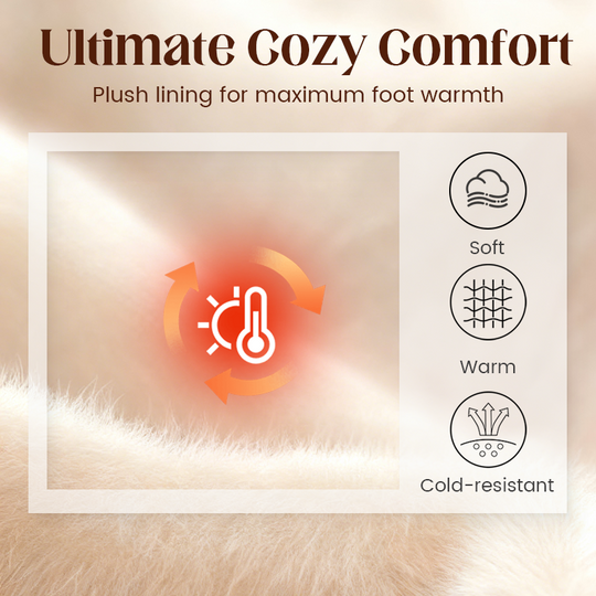 🖤Black Friday Hot Sale 50% OFF♟️Women’s Winter Closed Back House Slippers, Plush Fleece Lined, Thick Non-Slip Sole, Warm Cozy Indoor Home Slippers🥾