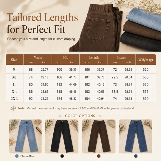 ✨ Relaxed & Trendy 💕 Women's Loose Fit Straight Leg Denim Jeans – Casual, Comfortable & Easy to Style 👖