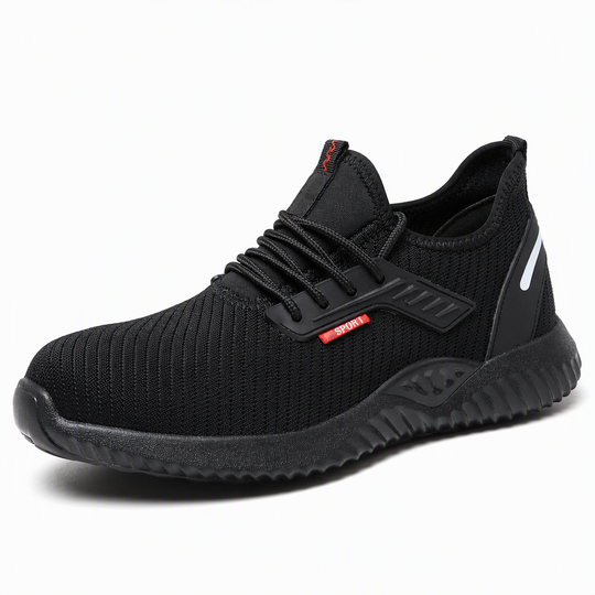 Men's Steel Toe Safety Shoes Breathable Work Boots Lightweight Puncture Resistant Protective Shoes