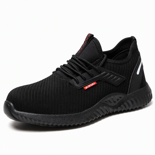 Men's Steel Toe Safety Shoes Breathable Work Boots Lightweight Puncture Resistant Protective Shoes