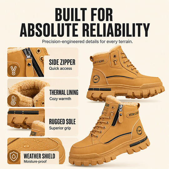 Men's Winter Non-Slip Warm Lining Boots🤎 Free Shipping