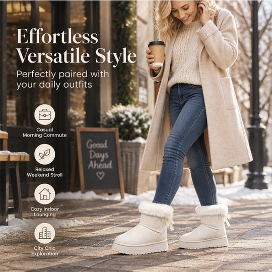 Women's Platform Mid-Calf Snow Boots