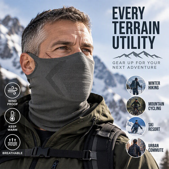 Windproof Ear Loop Neck Gaiter