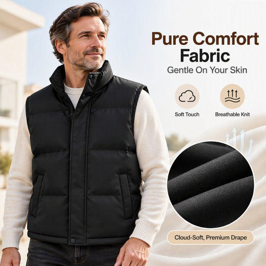 ❄️Last Day Promotion 50% OFF✨Youth Stand Collar Windproof  Thermal Vest