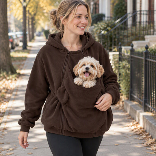 ✨Limited stock available, don’t miss out!🎉Kangaroo Pouch Pet Carrier Hoodie